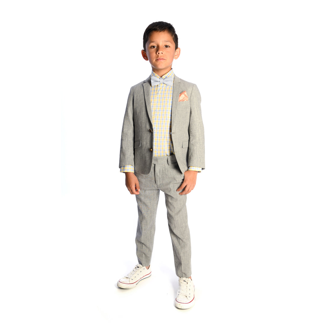 2 pieces suit set for Boys - Gray