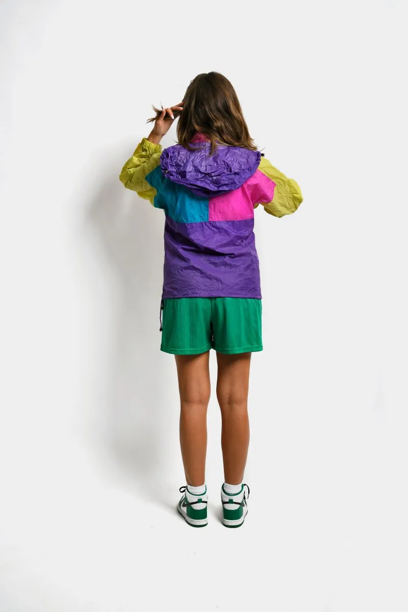 90s retro lightweight windbreaker