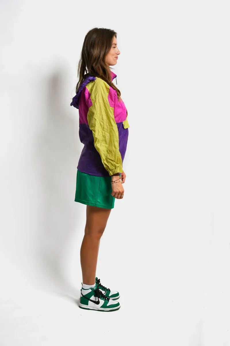 90s retro lightweight windbreaker