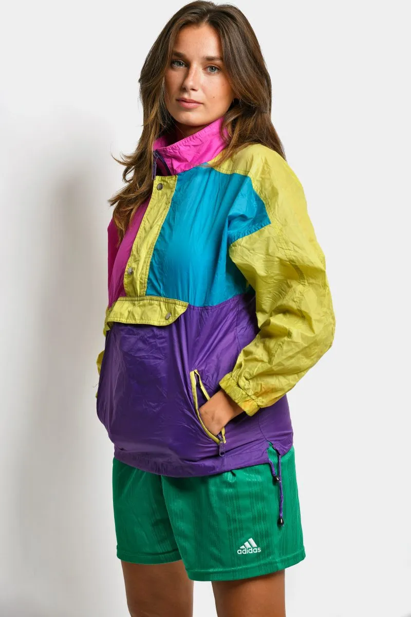 90s retro lightweight windbreaker