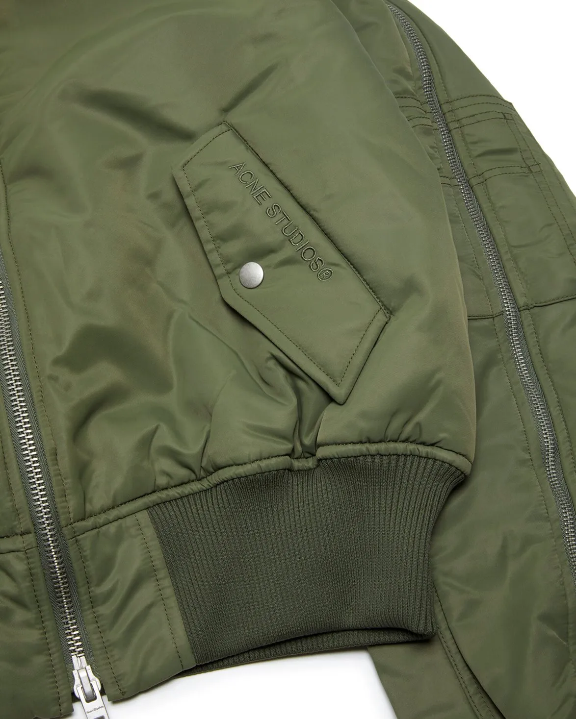 Acne Studios Bomber Jacket Hunter Green