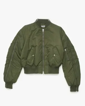 Acne Studios Bomber Jacket Hunter Green