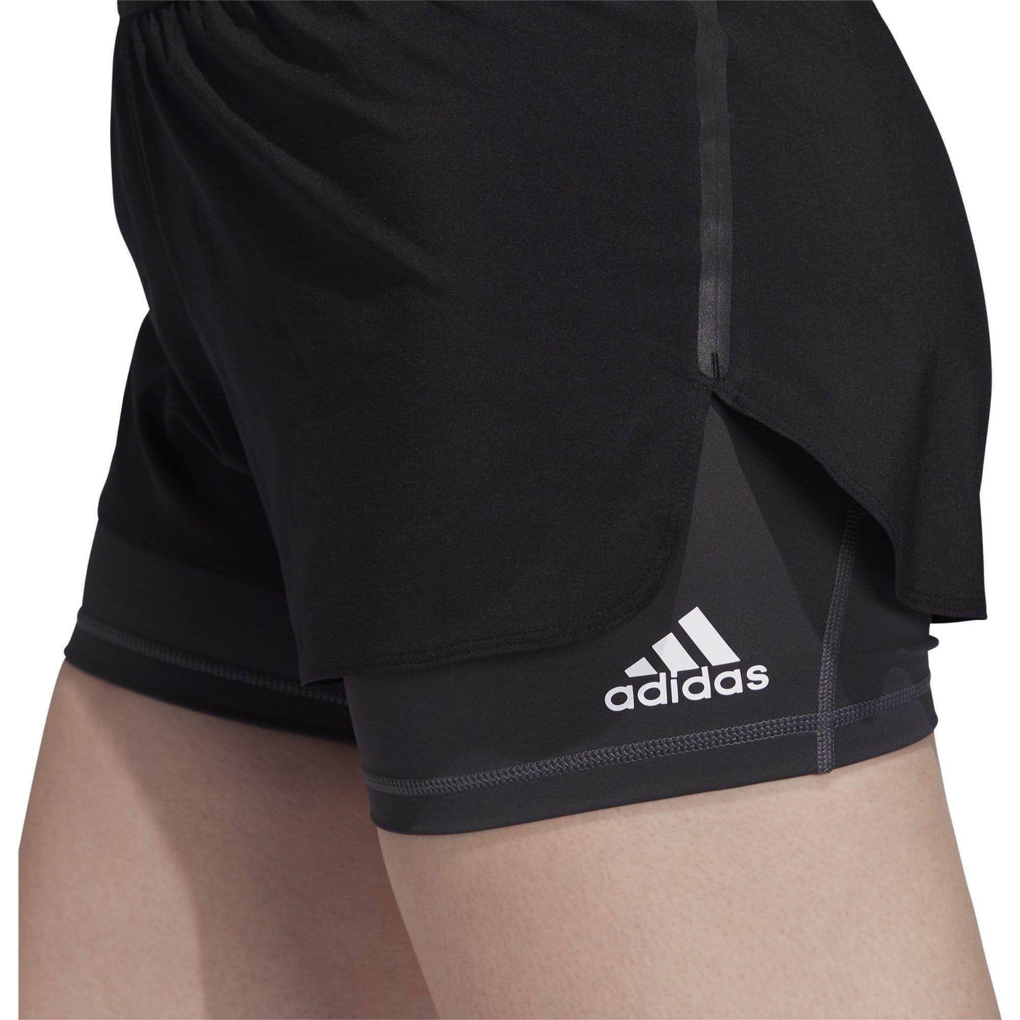 adidas AlphaSkin 2 In 1 Womens Training Shorts - Black