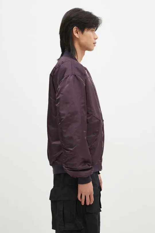 Alpha Industries bomber jacket MA-1 CS men’s violet color 136136