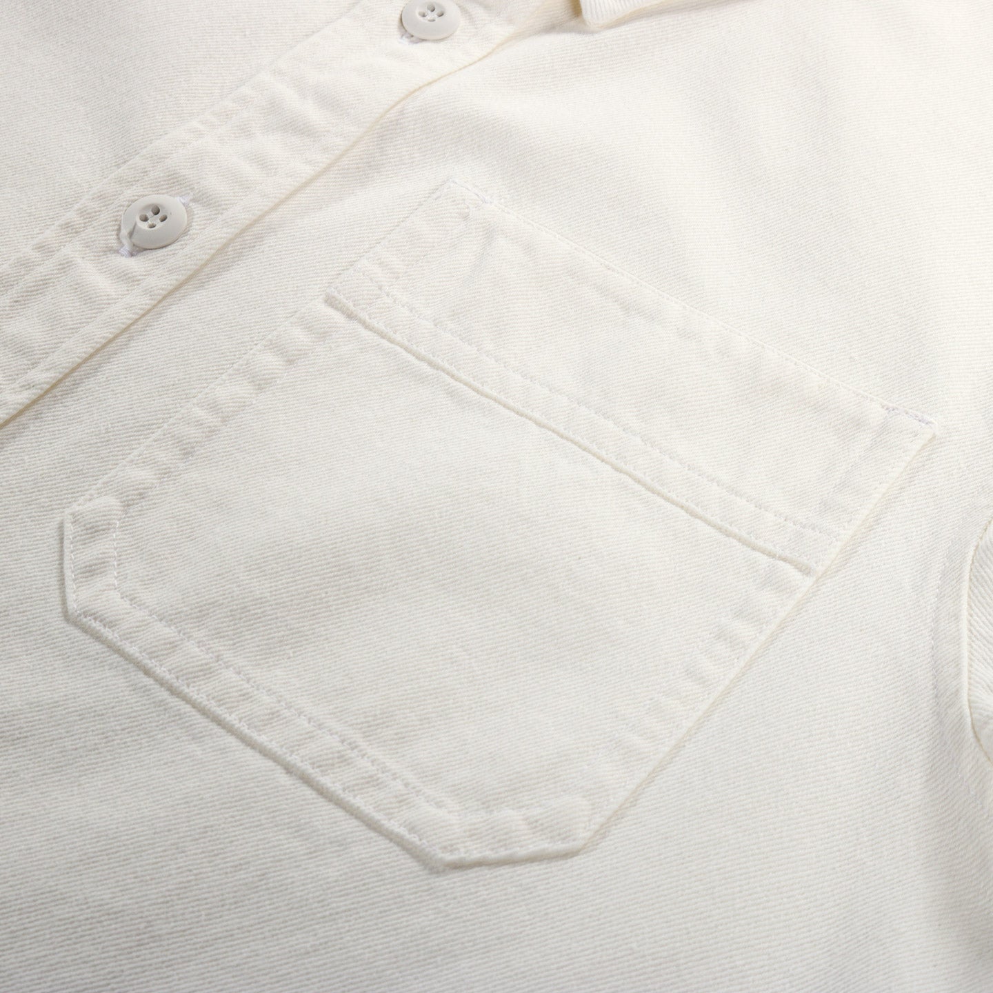 A.P.C. BASILE BRODEE OVERSHIRT BLANC