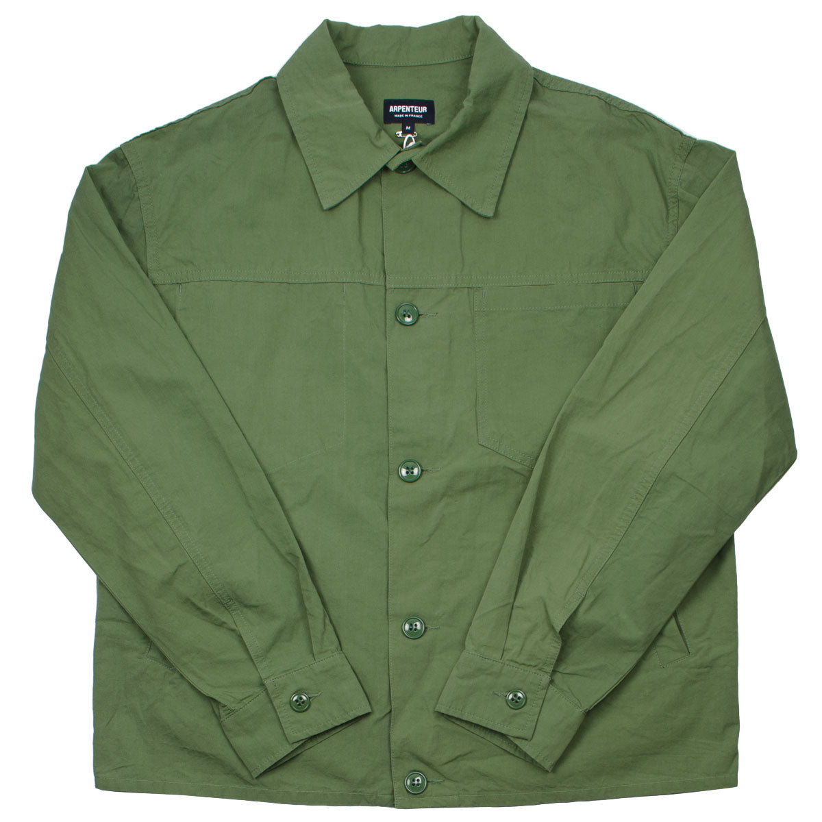 Arpenteur - Eddie Cotton-Linen Slub Canvas Jacket - Green