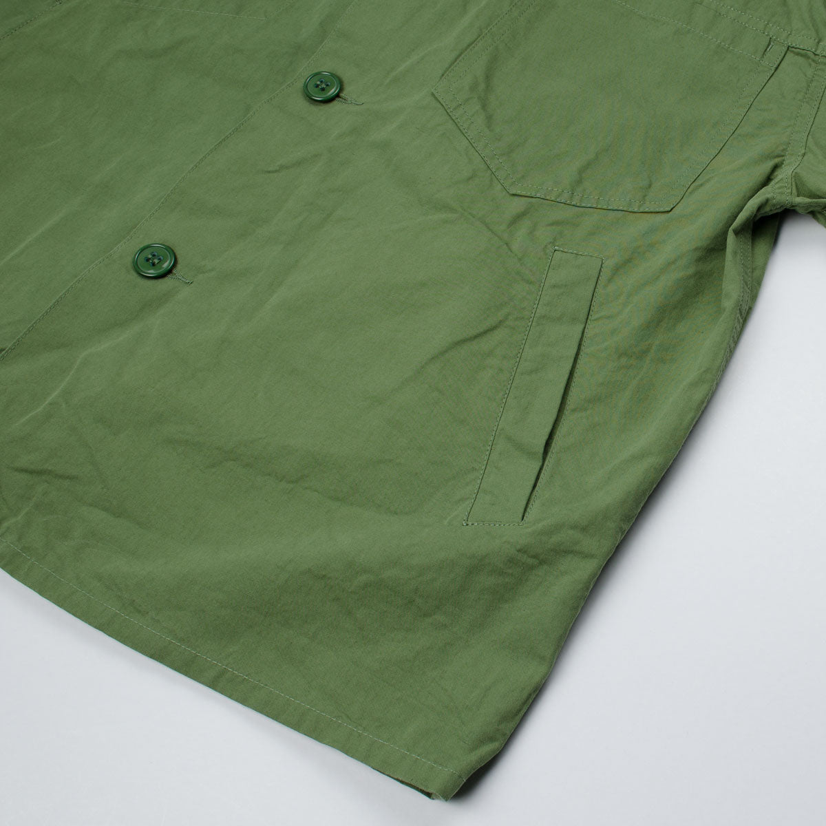 Arpenteur - Eddie Cotton-Linen Slub Canvas Jacket - Green