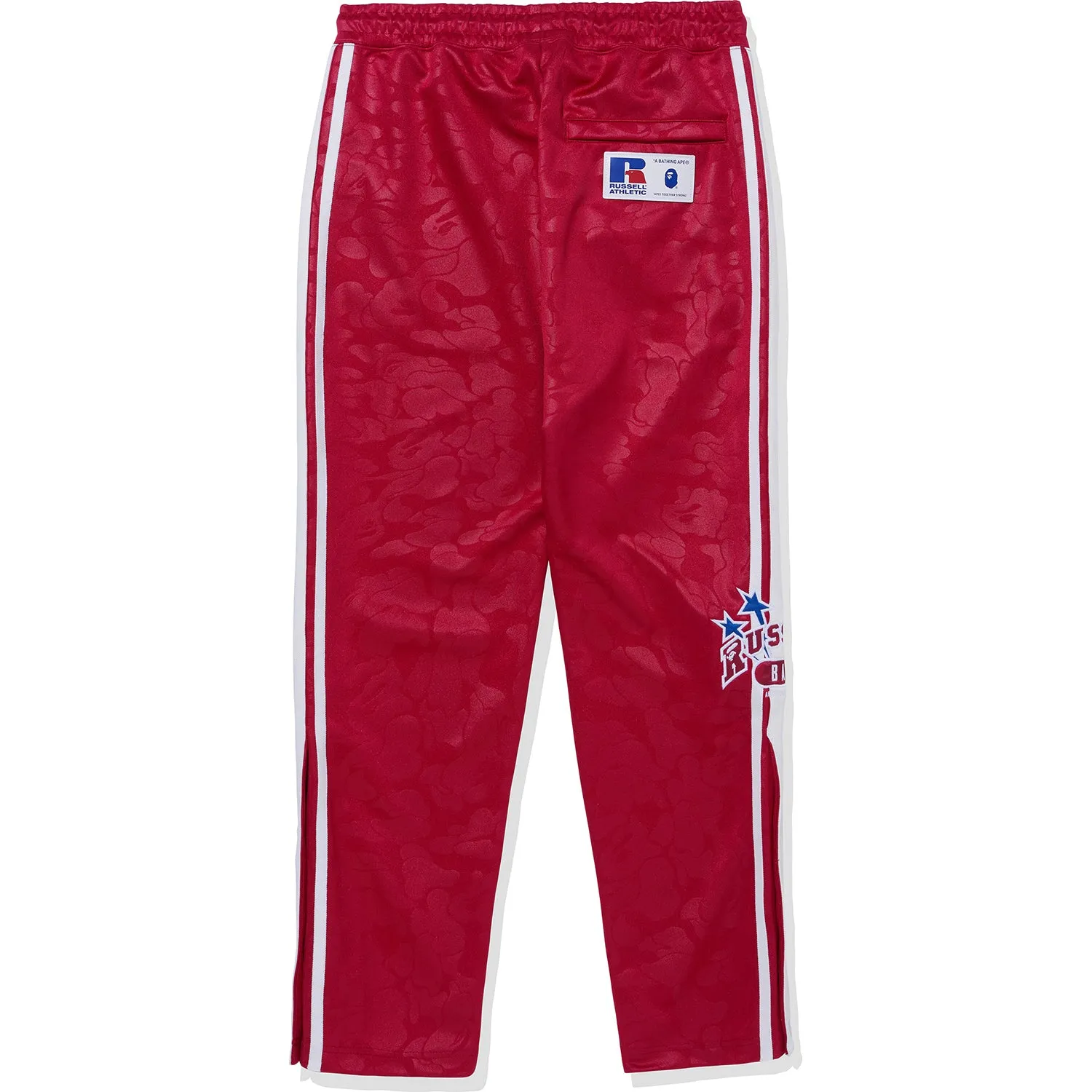 BAPE X RUSSELL TRACK PANTS MENS