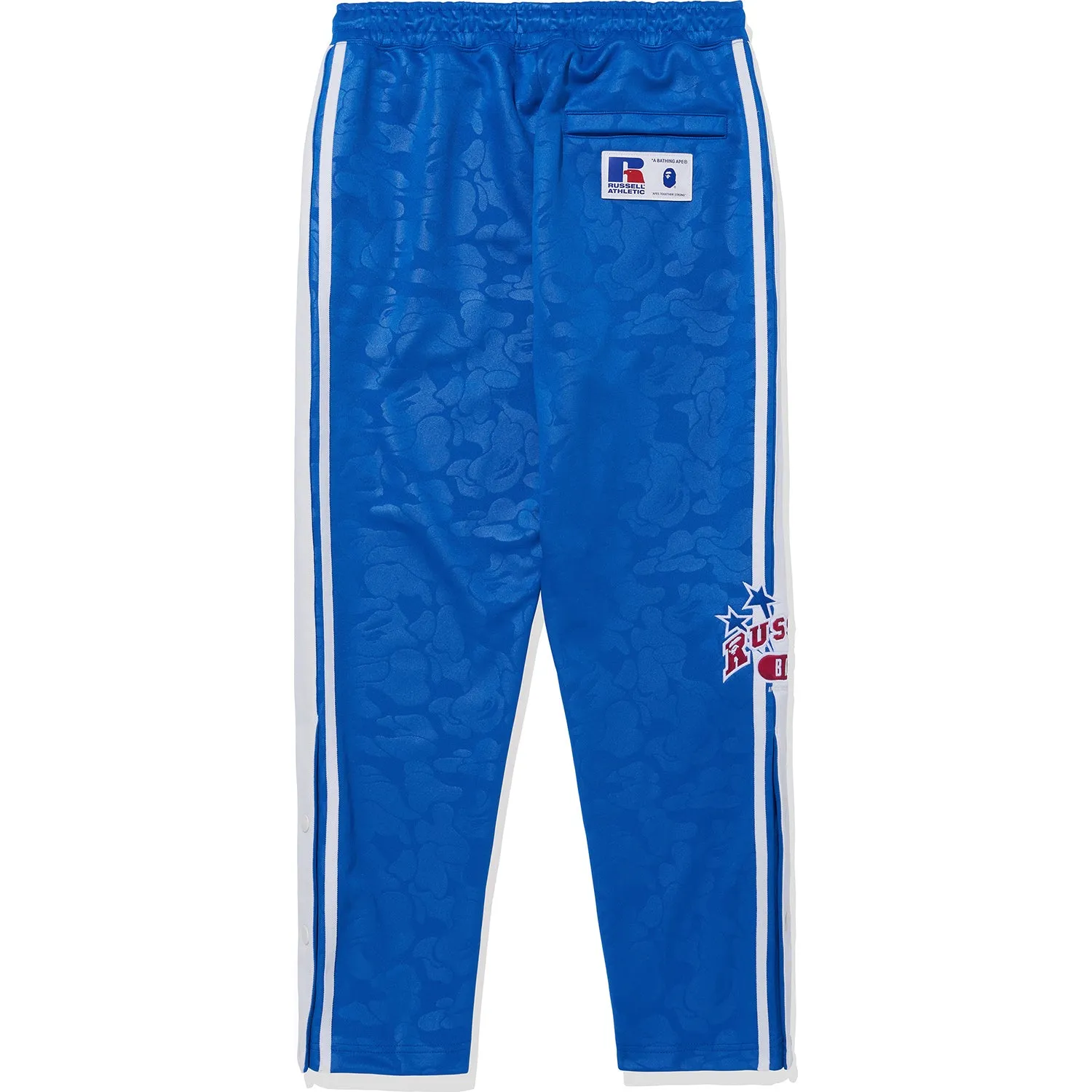 BAPE X RUSSELL TRACK PANTS MENS