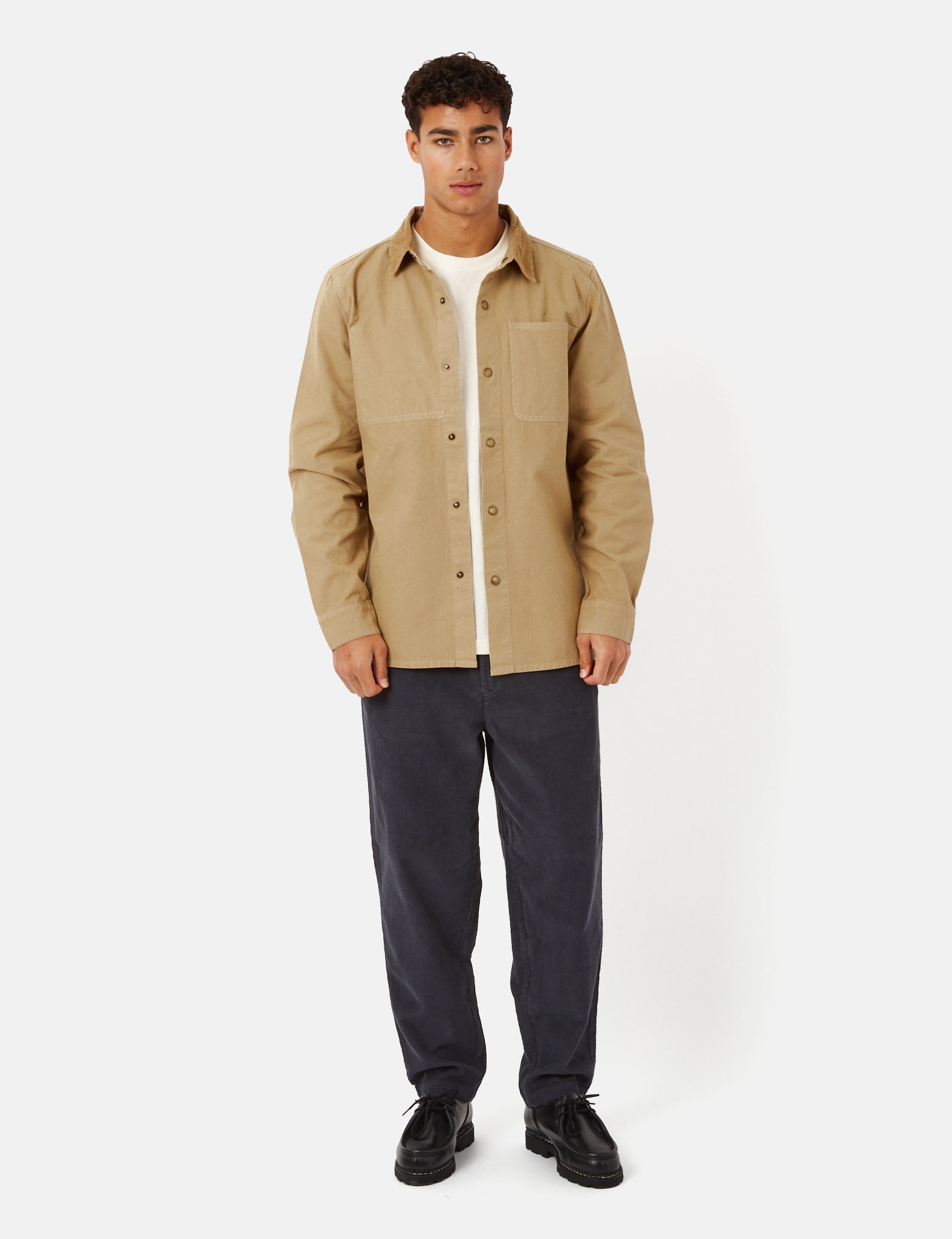 Barbour Lorenzo Overshirt - Trench Brown