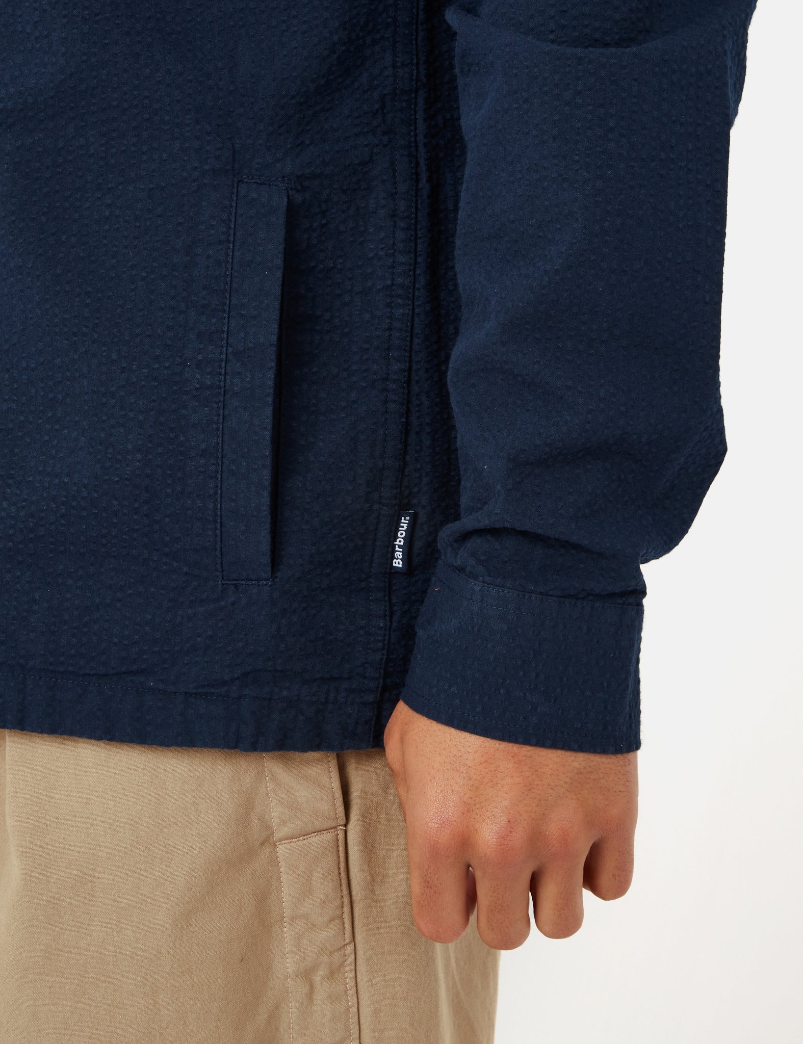 Barbour Tenby Overshirt - Navy Blue