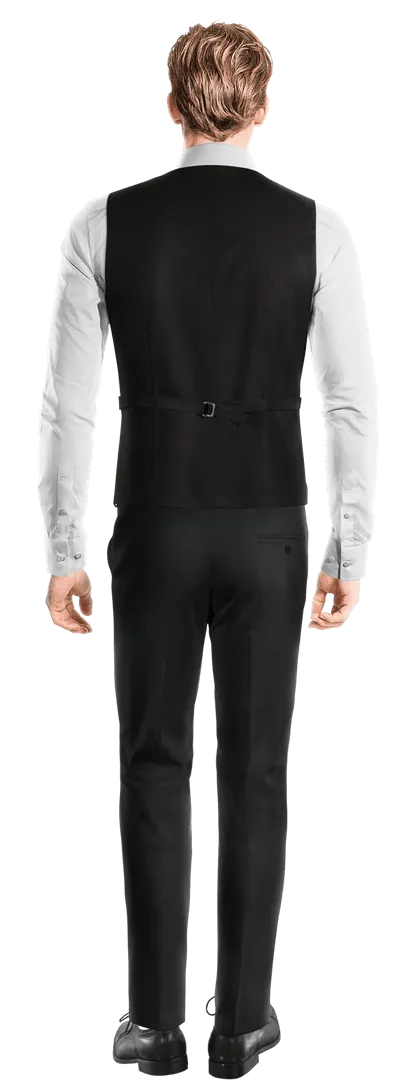 Black bean essential Waistcoat