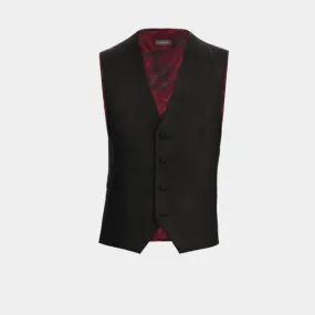 Black bean essential Waistcoat