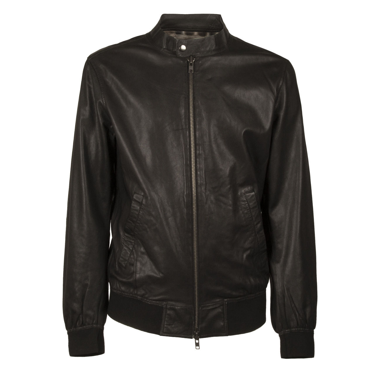 BOMBER BIKER JACKET Uomo Nero