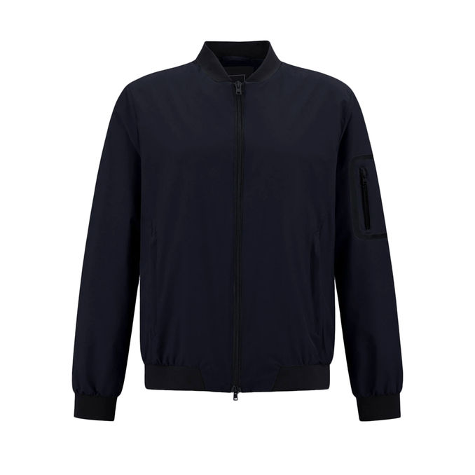 BOMBER ZIP LAMINAR LINE GORE WINDSTOPPER Man Blue 