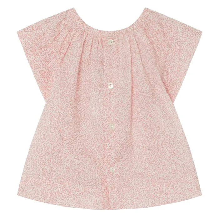 Bonpoint Baby Alisia Blouse Pink Poppy Floral