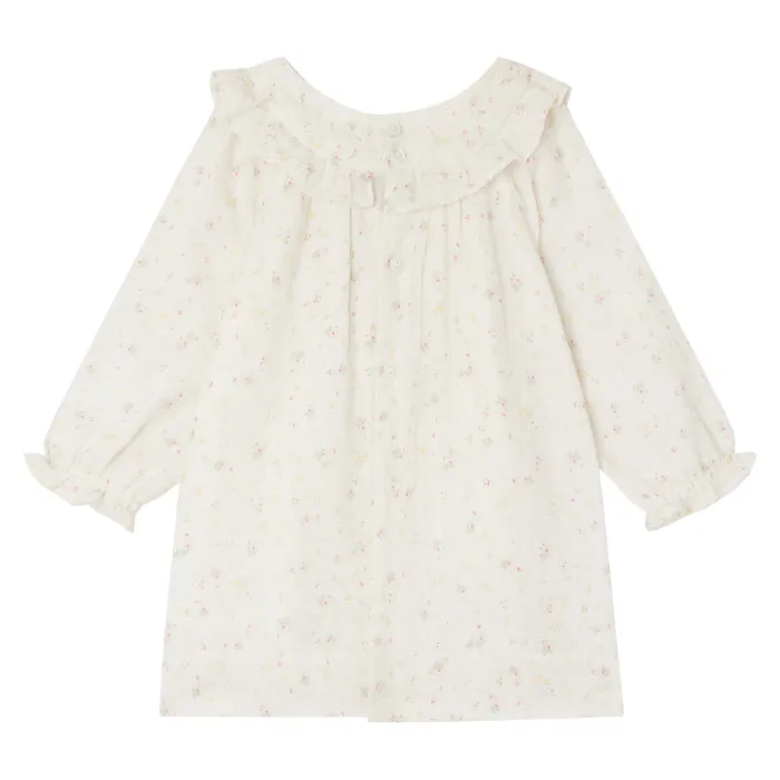 Bonpoint Baby Davina Dress Blush Cream Floral