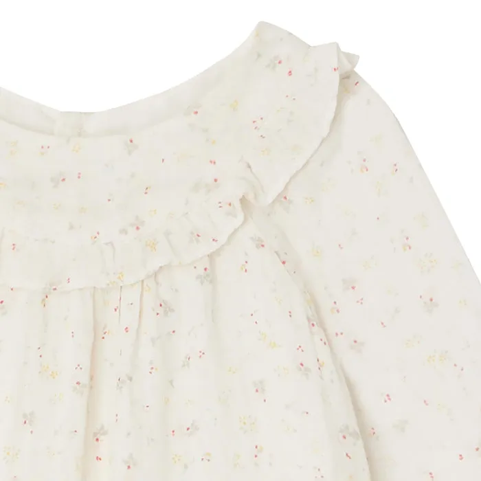 Bonpoint Baby Davina Dress Blush Cream Floral