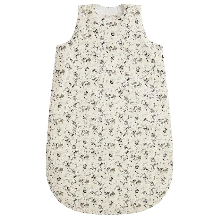 Bonpoint Baby Joujou Sleepsac Ecru Cream Floral