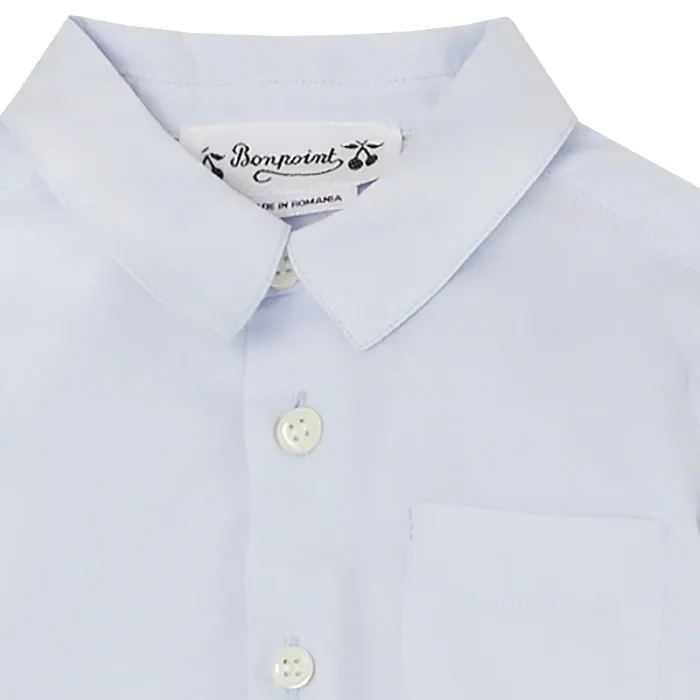 Bonpoint Baby Malo Shirt Sky Blue