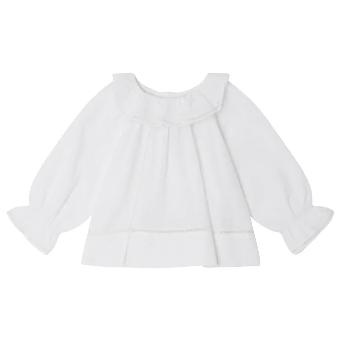 Bonpoint Baby Myrtille Blouse Milk White