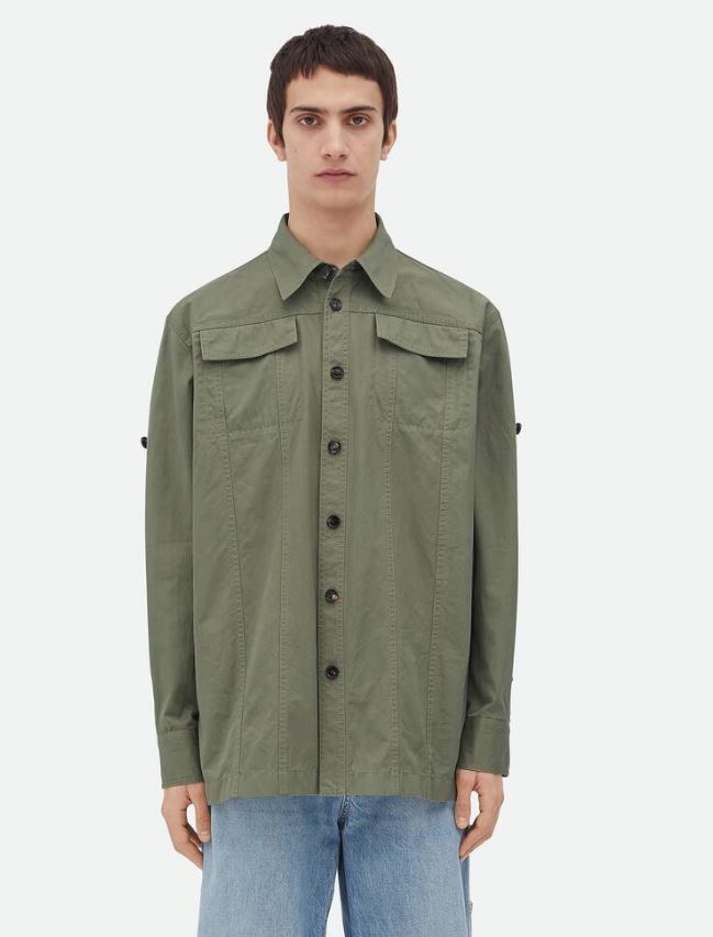 BOTTEGA VENETA  |Light cotton twill overshirt