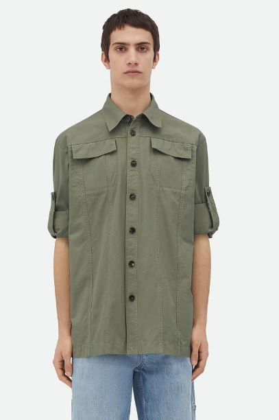 BOTTEGA VENETA  |Light cotton twill overshirt