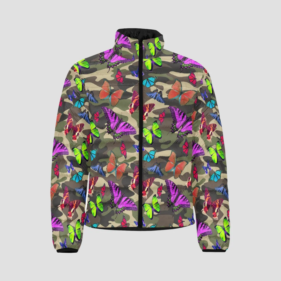 Butterfly Camo Puffer Jacket