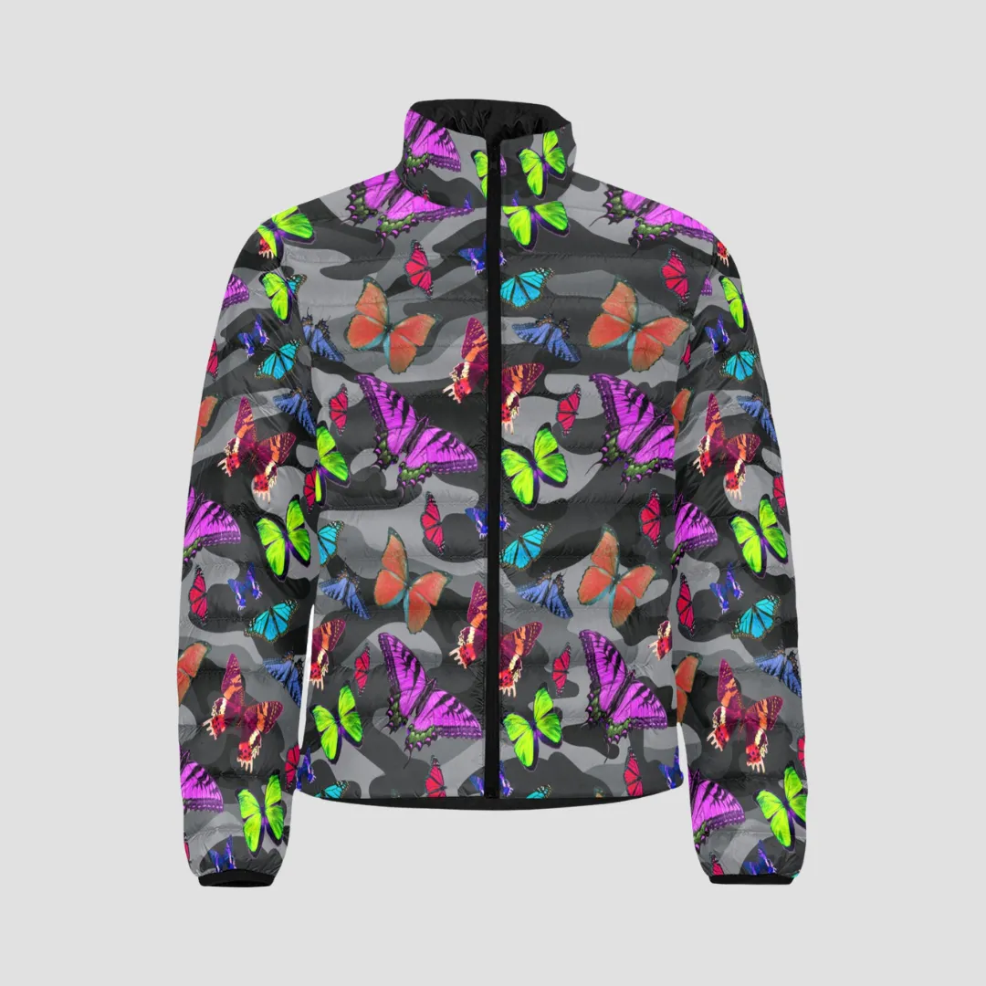 Butterfly Camo Puffer Jacket