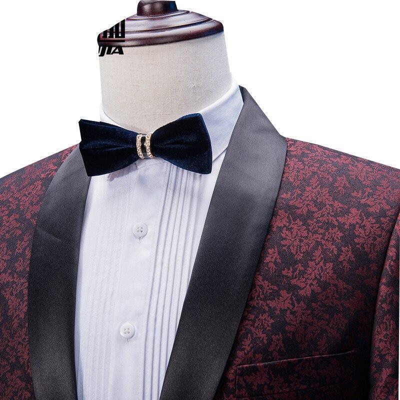 Capable Man Tuxedo Jacquard Suit