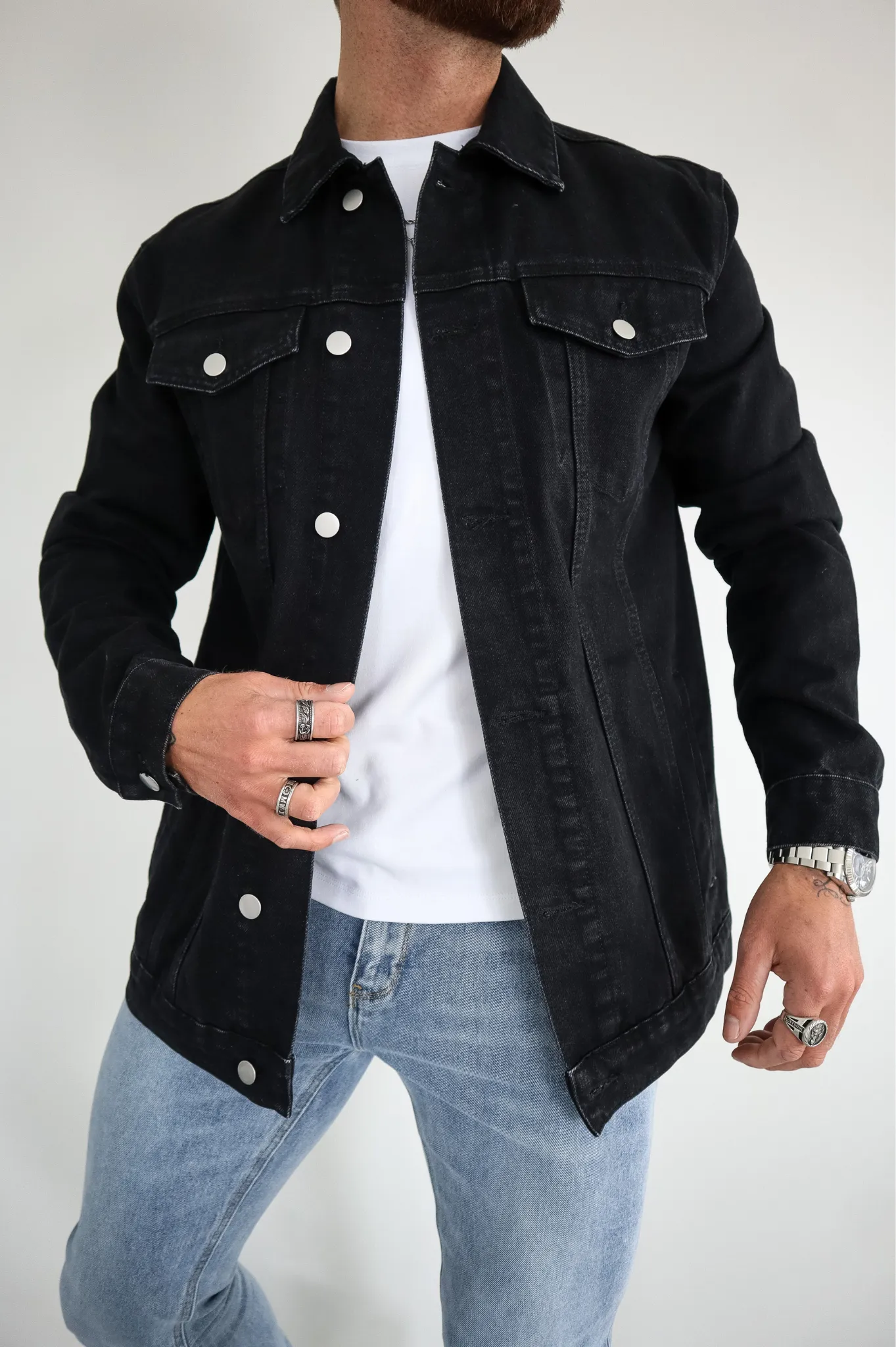 Capo DENIM Jacket - Black