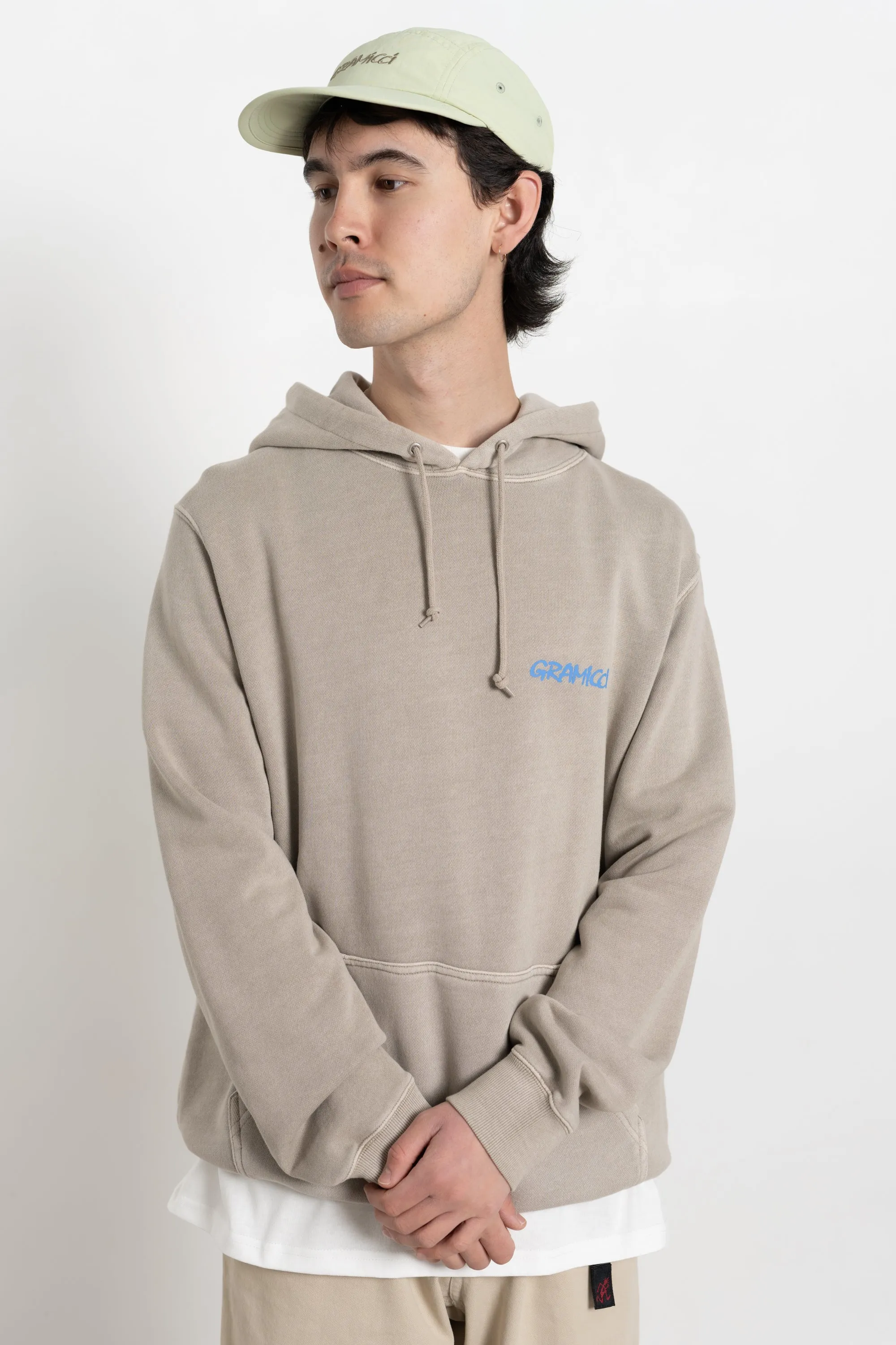 Carabiner Hooded Sweatshirt Oatmeal Pigment