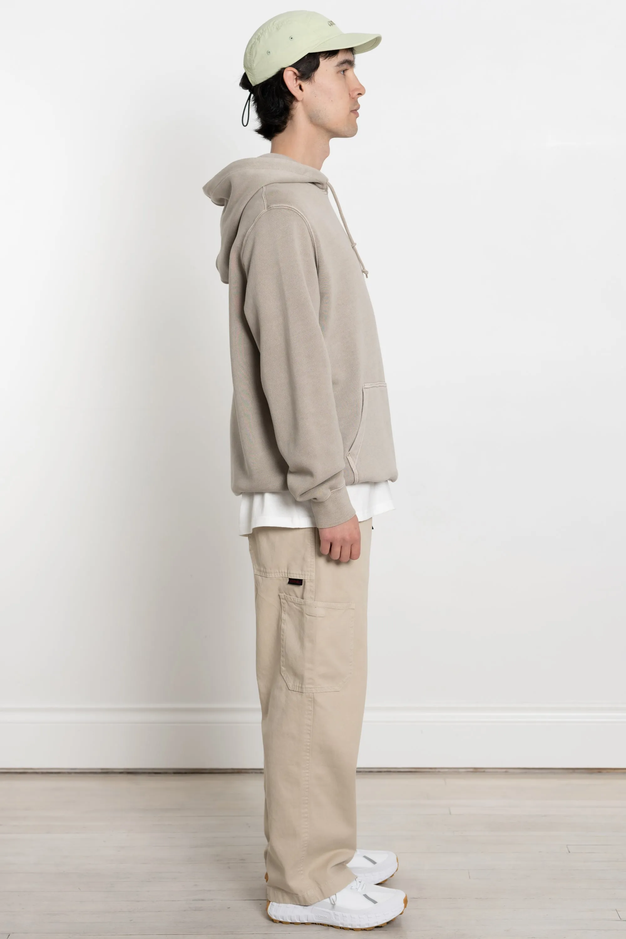 Carabiner Hooded Sweatshirt Oatmeal Pigment