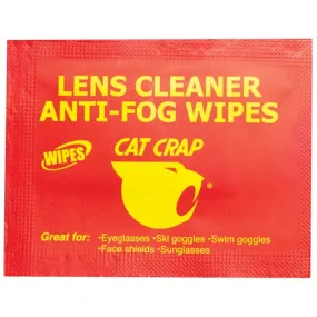 Cat Crap Lens Cleaner Anti-Fog Wipes