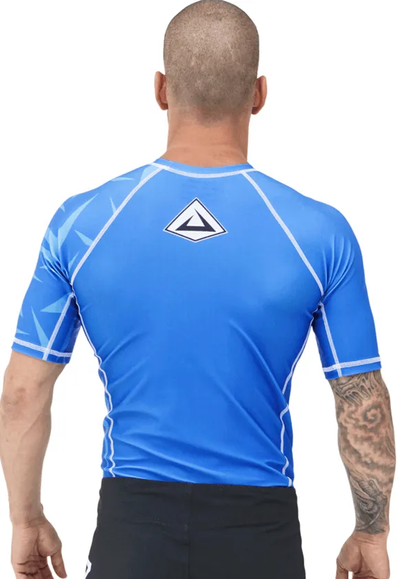 Challenge Rashguard Short/Sleeve Blue