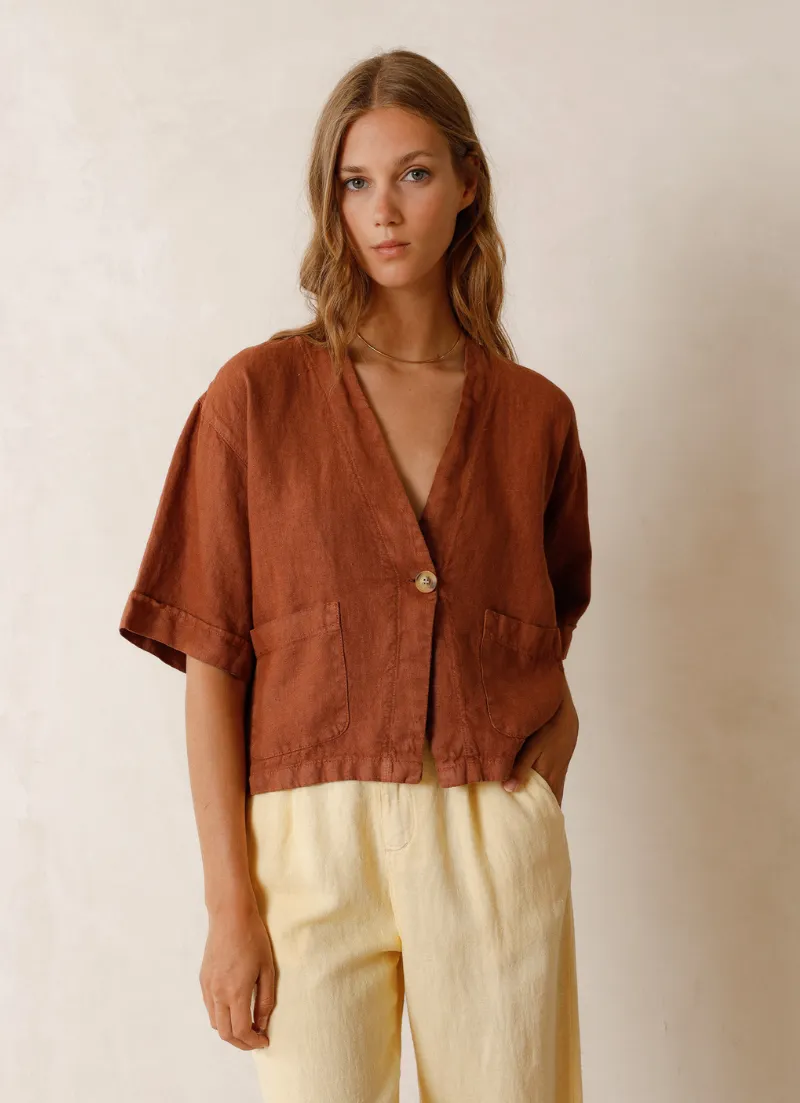 Cleo Linen Overshirt