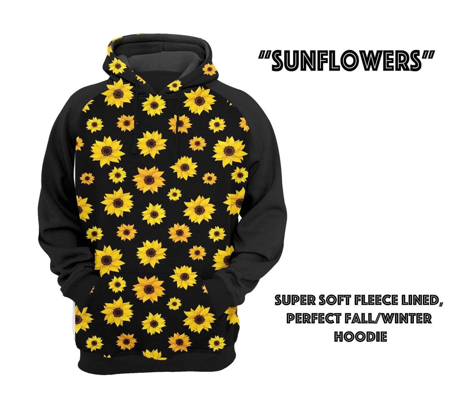 Cloud 9 Fleece Hoodie - Sunflowers