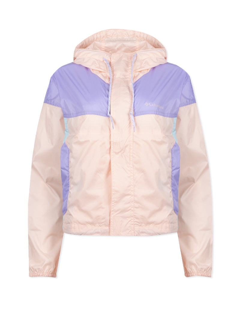 Columbia Flash Challenger Cropped Windbreaker Peach Blossom / Frosted