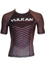 Comp Rashguard Short/Sleeve Brown