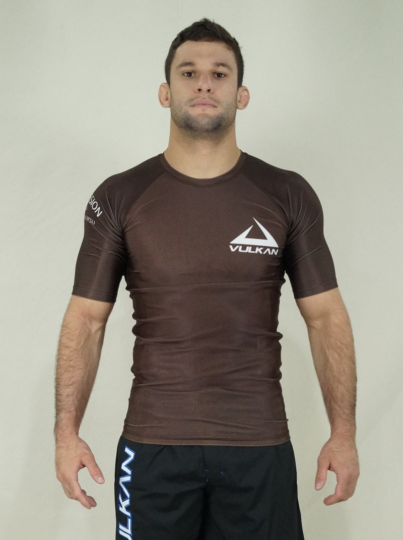 Comp SS Rashguard Short/Sleeve Brown