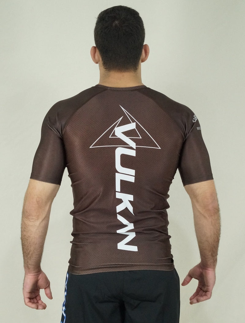 Comp SS Rashguard Short/Sleeve Brown