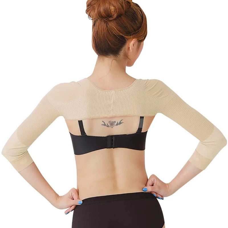 Compression Arm Sleeves Posture Corrector Humpback Shapewear