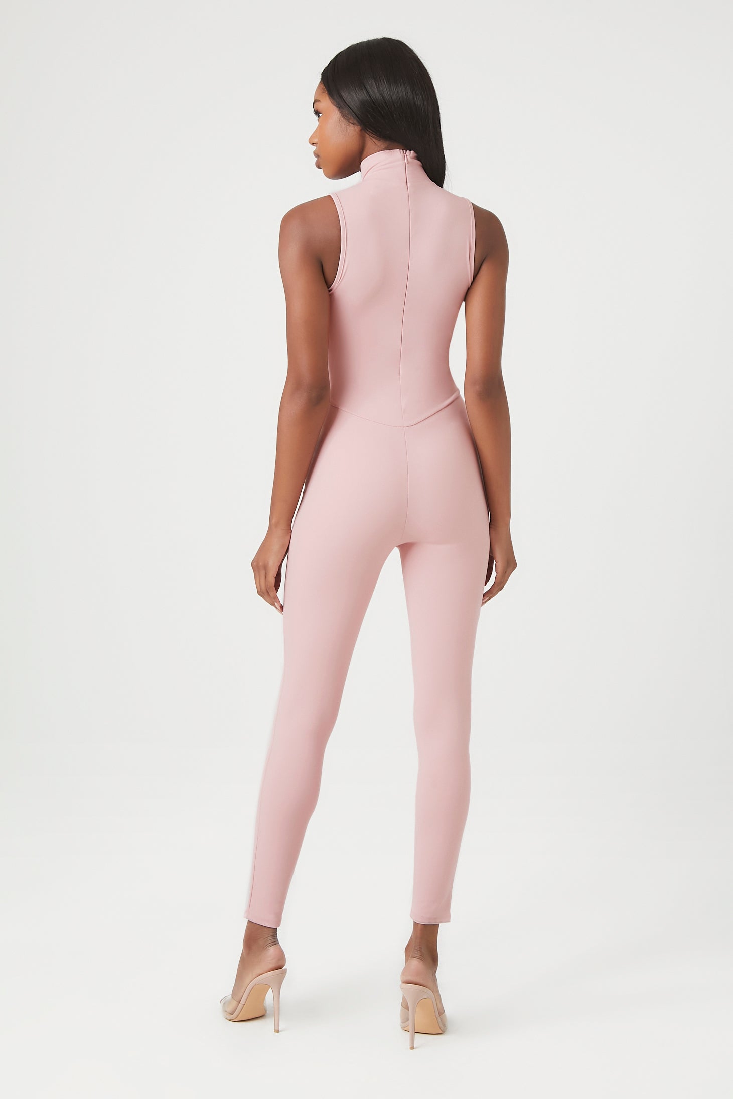 Contour Mock Neck Jumpsuit