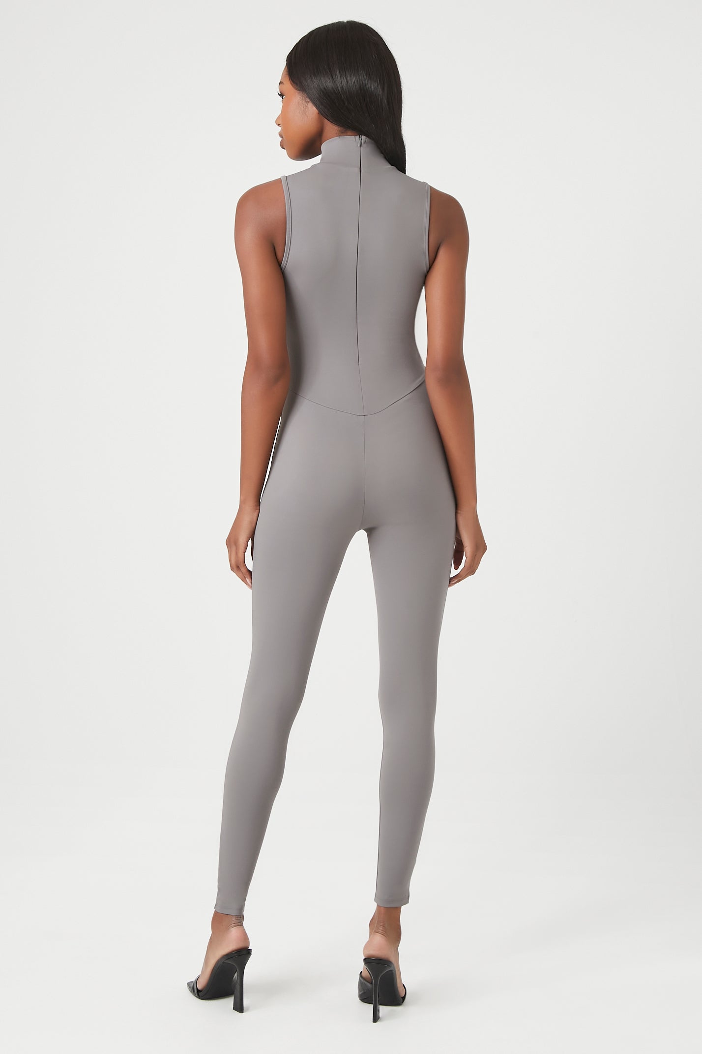 Contour Mock Neck Jumpsuit