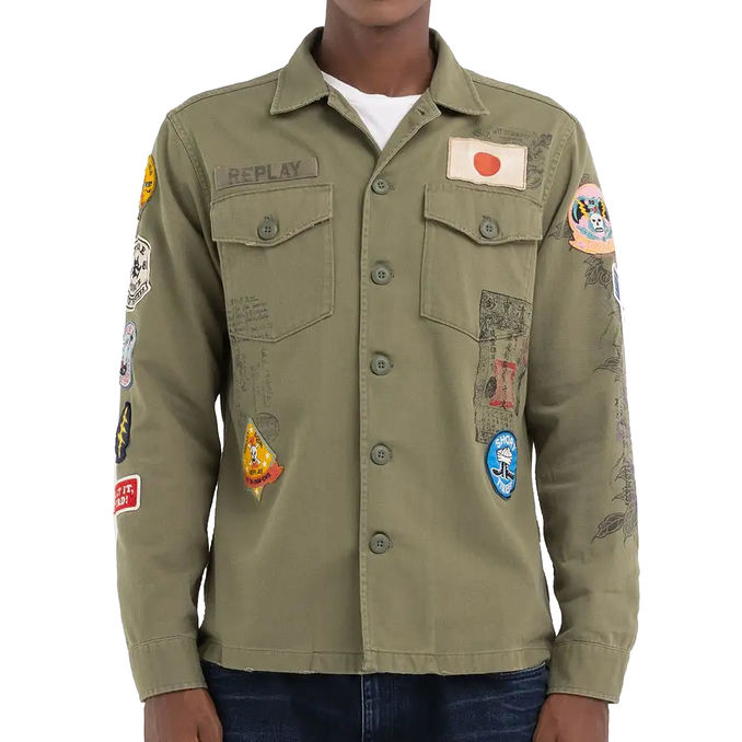 COTTON BOMBER Man Light Military 