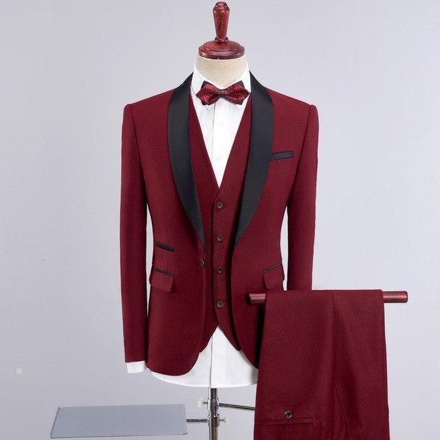 Cowell Tuxedo Wedding Suit, Shawl Collar