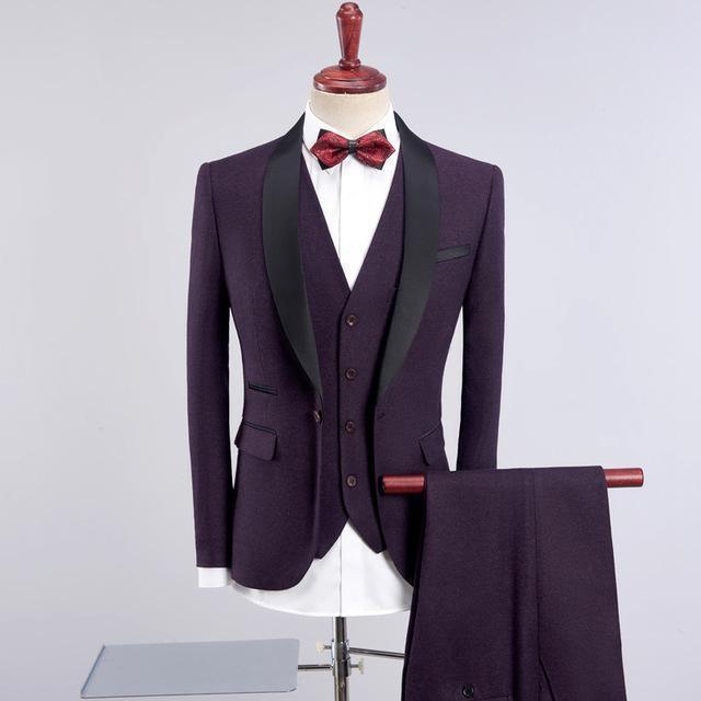 Cowell Tuxedo Wedding Suit, Shawl Collar