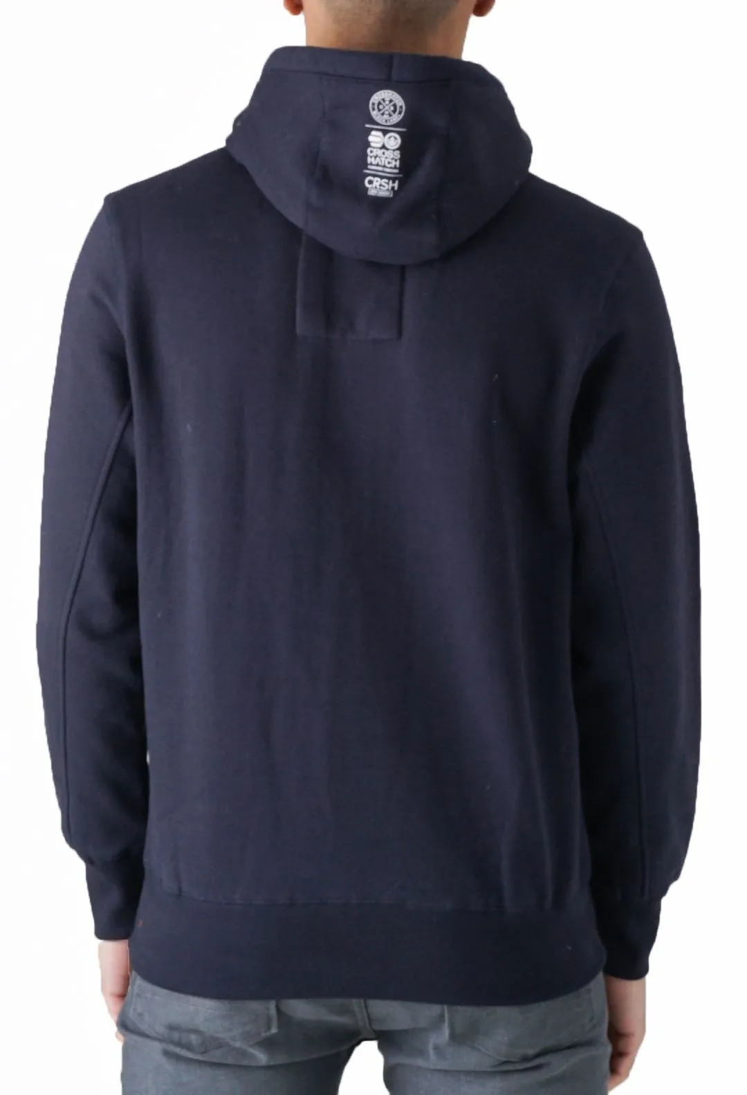 Crosshatch Rasterize Overhead Logo Hoodie Night Sky