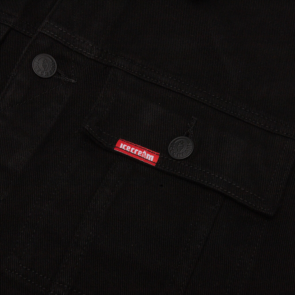 Dagger Denim Jacket - Black