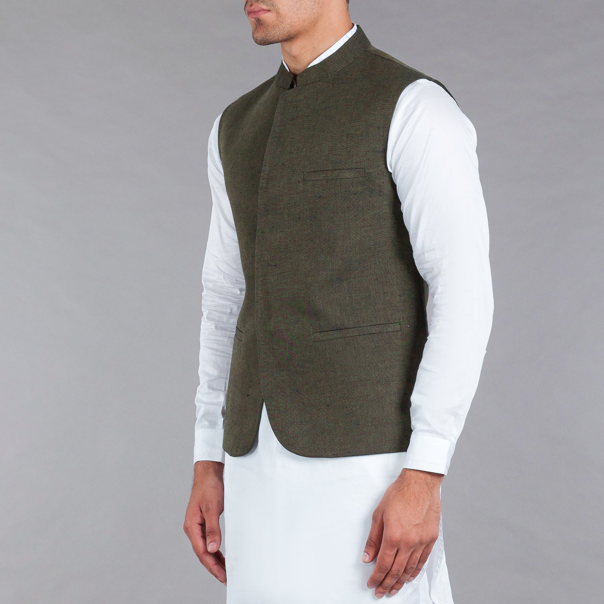 Dark Green Waistcoat